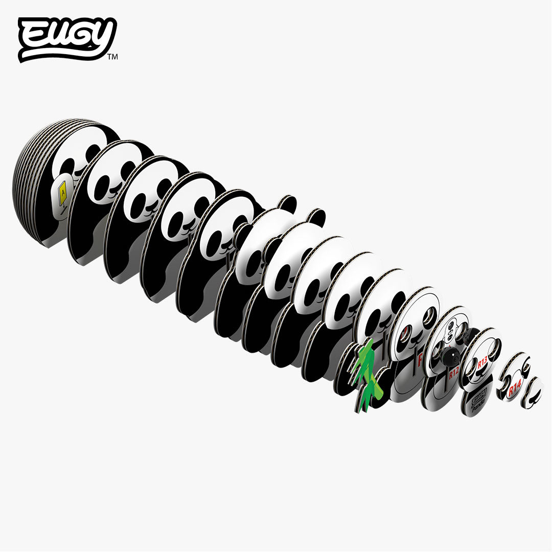 EUGY 013 Panda Eco-Friendly 3D Paper Puzzle並行輸入 Acheter Eugy 013 - Panda - Maquettes en carton - dodoland - Le Nuag