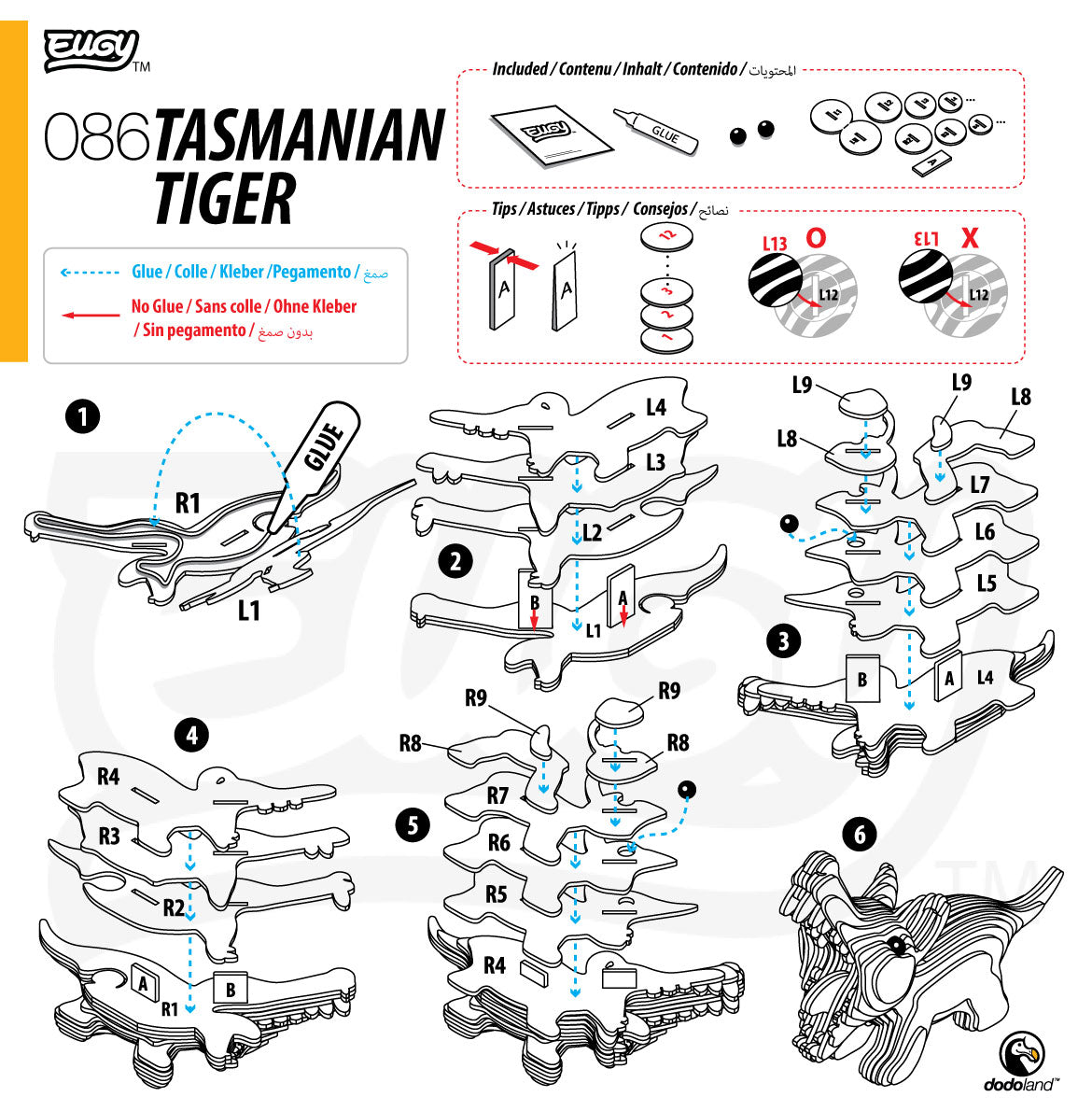 086 Tasmanian Tiger (Thylacine) – EUGY