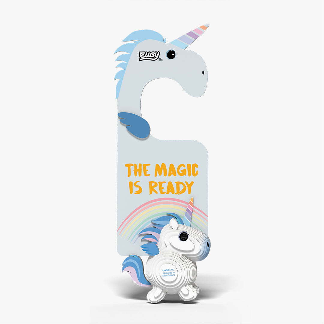 D069 Door Hanger Unicorn Sky