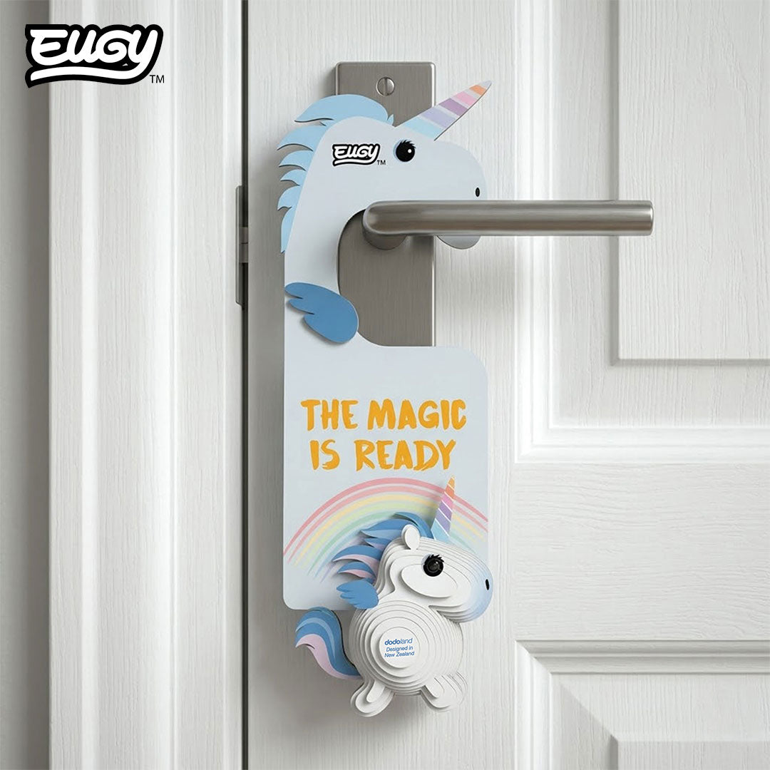 D069 Door Hanger Unicorn Sky