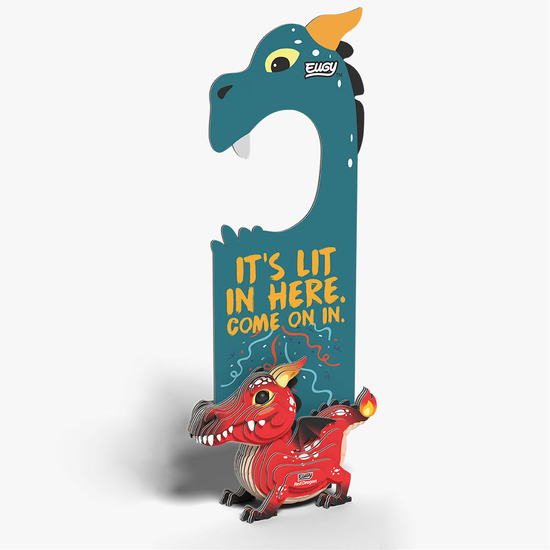 D085 Door Hanger Red Dragon