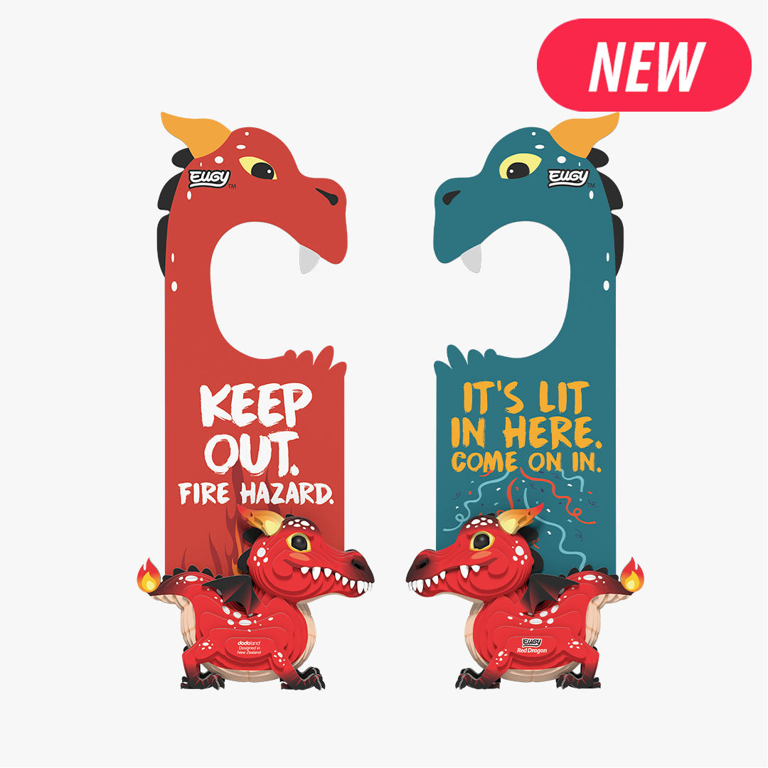 D085 Door Hanger Red Dragon