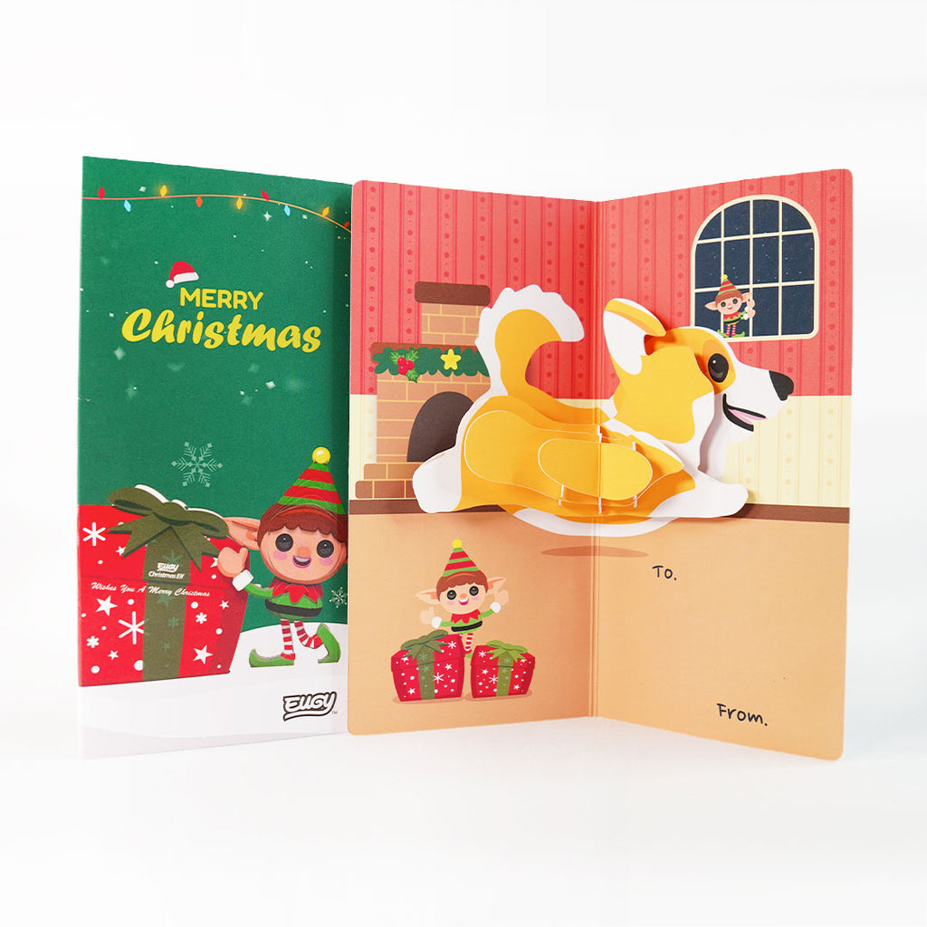 Xmas Pop Up Card Elf